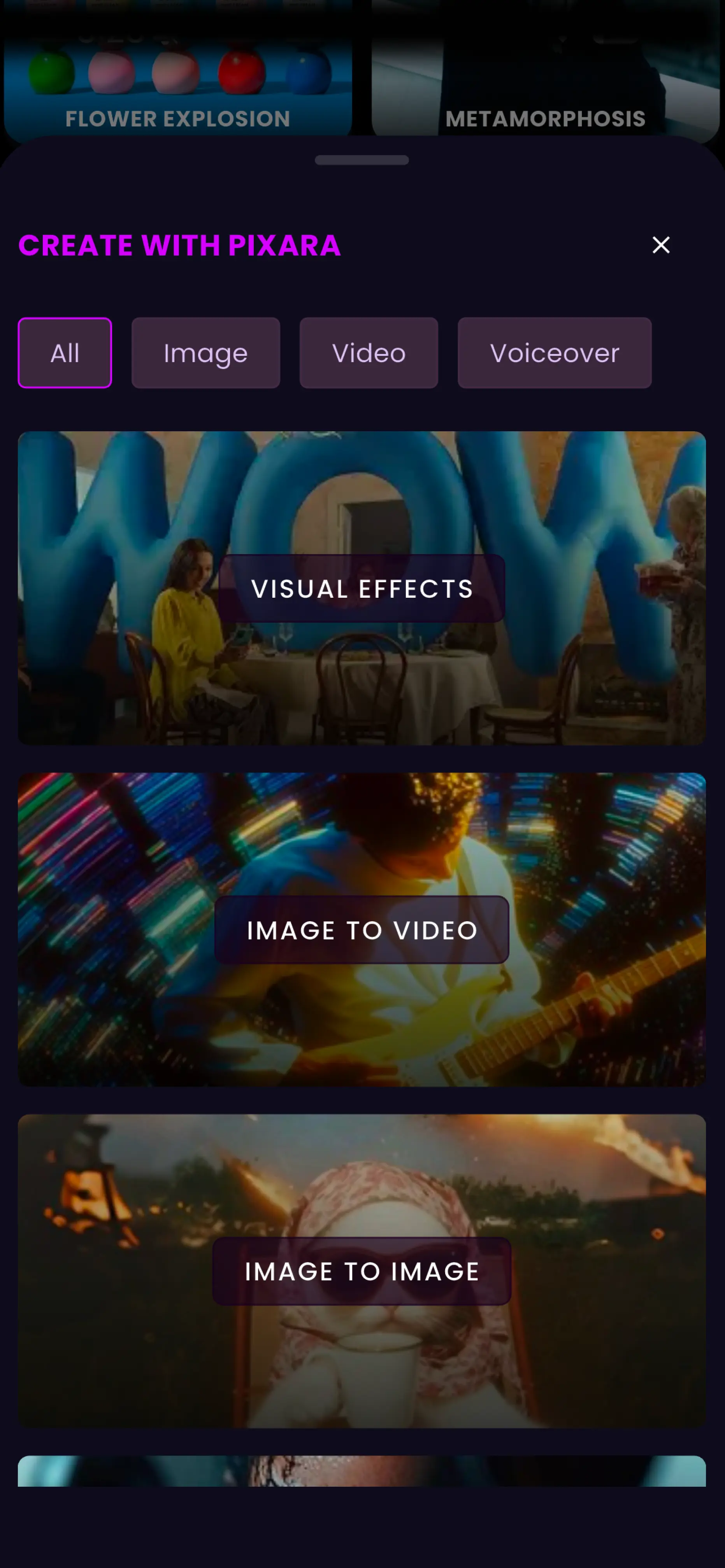 Pixara AI App - Video Generator