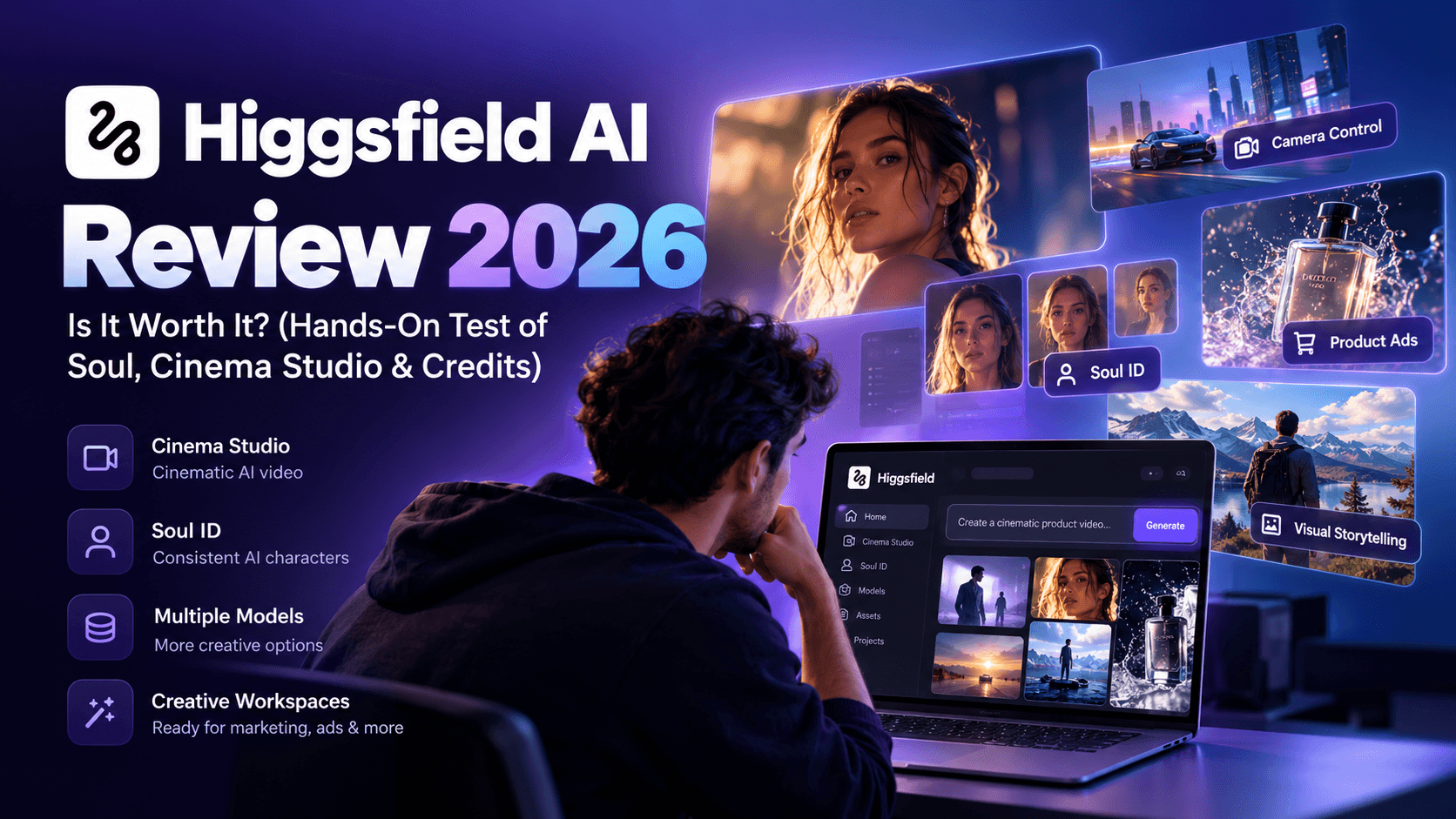 Higgsfield AI Review 2026: Is It Worth It? (Hands-On Test of Soul, Cinema Studio & Credits)